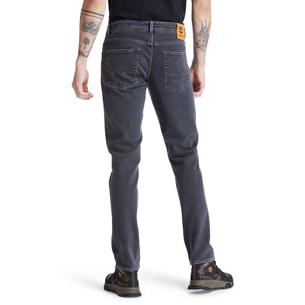 Timberland Παντελονια Ανδρικα Γκρι - Sargent Lake Stretch Denim Jeans - Greece 7125439-XM